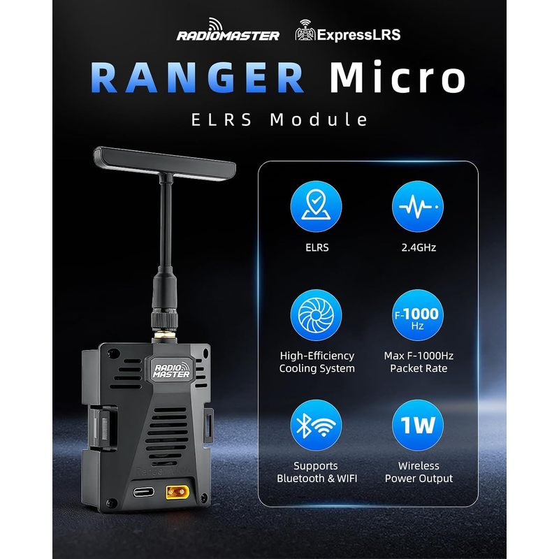 RadioMaster Ranger Micro 2.4GH - Radiomaster Ranger 2.4Ghz Elrs Module ulasan dan harga