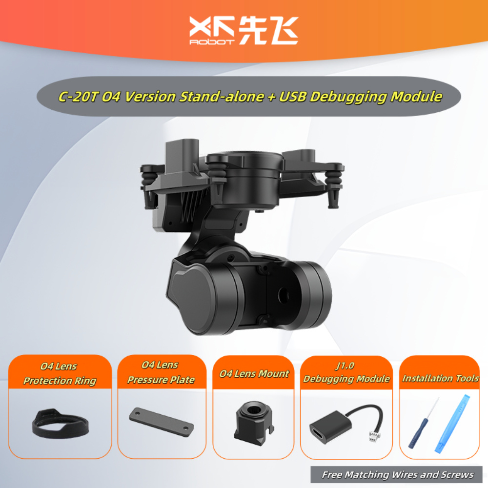 XF C-20T 3-Axis FPV Gimbal for - Foxeer Reaper F4 128K 65A Esc ulasan dan harga